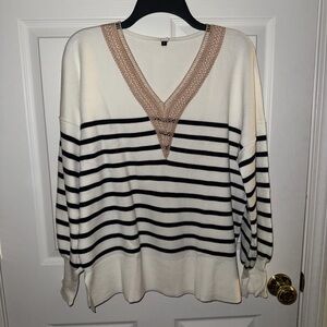 Boutique striped sweater